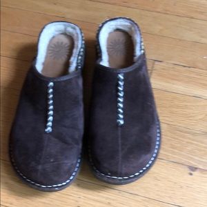 Ugg slides suede